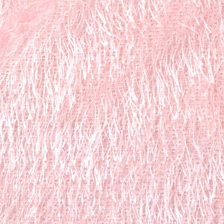 Finn Dress in Plush Fringe Sugar Pink