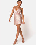 Ringo Finn Dress in Rose Sequin