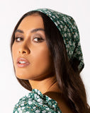 Bandana in Floral Field Green