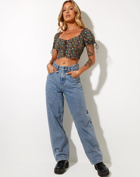 Image of Flaba Crop Top in Kenny Floral