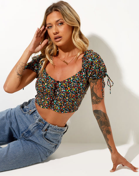 Image of Flaba Crop Top in Kenny Floral