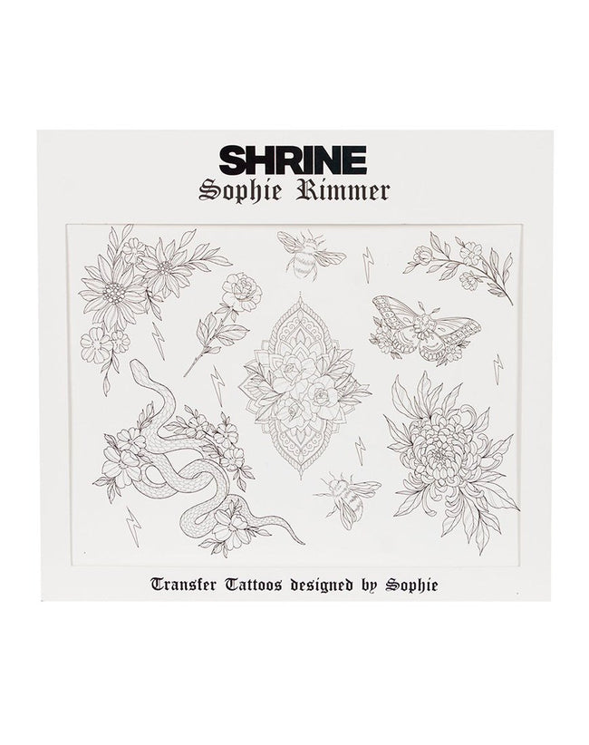 Sophie Rimmer Flowers Tattoos by Gypsy Shrine