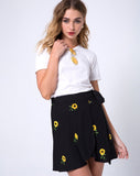 Freena Skirt in Ditsy Sunflower