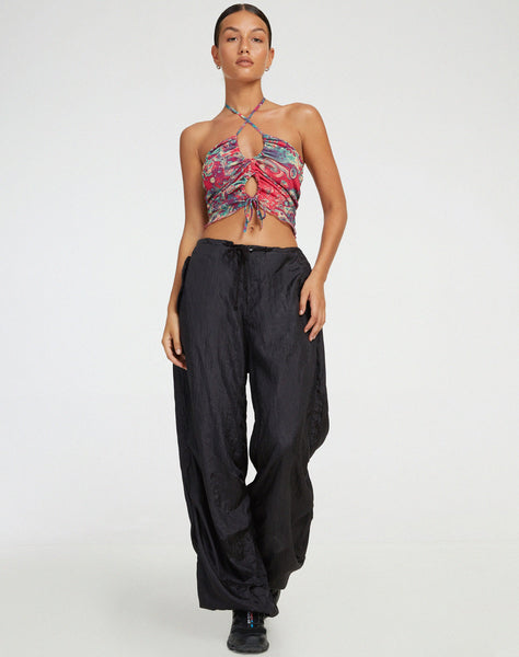 image of Fusena Cutout Top in Festival Print