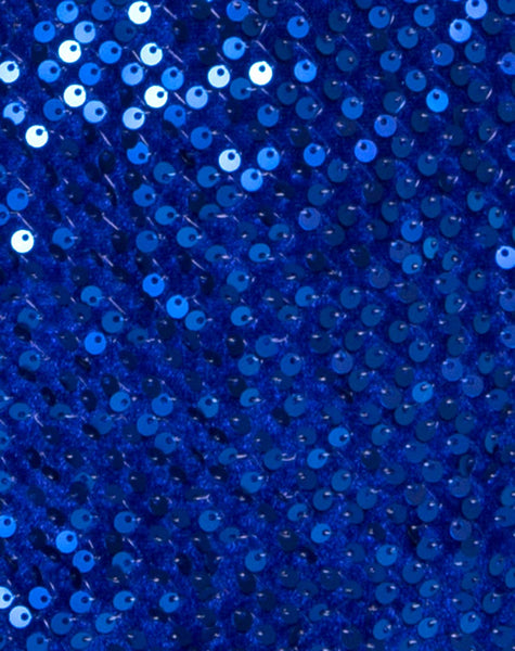 Image of Gabby Plunge Back in Sequin Cobalt