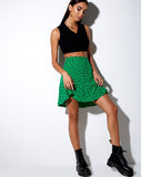 Gaelle Skirt in Dainty Daisy Green