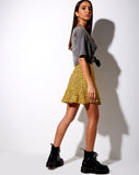 Gaelle Skater Skirt in Ditsy Rose Marigold