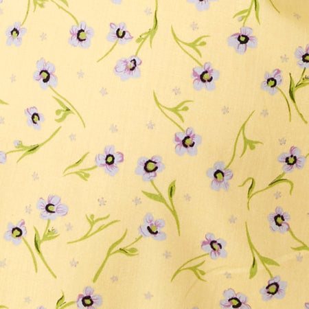 Galova Mini Dress in Wild Flower Lemon Drop