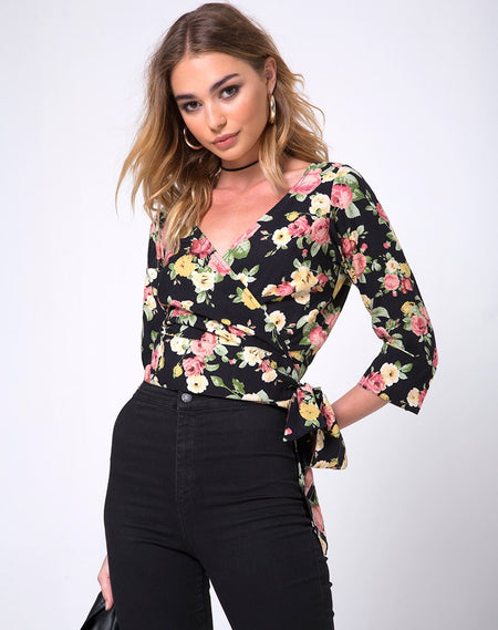 Giam Top in Bloom Floral