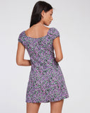 image of Gaval Mini Dress in Lilac Blossom