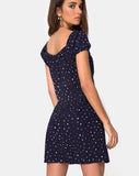 Gaval Mini Dress in Stars Struck Navy