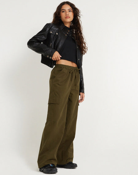 Hansa Cargo Trouser in Dark Olive