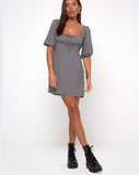 Giada Dress in Check it Out Black