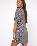 Giada Dress in Check it Out Black