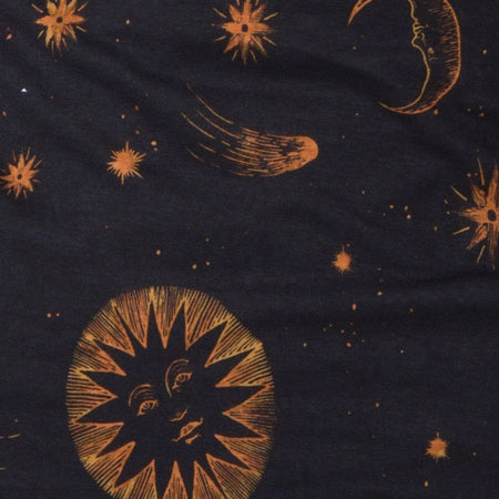 Giri Bodycon Dress in Celestial Black