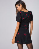 Gisti Dress in Scatter Rose