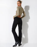 image of Gisy Crop Top in Lycra London Fog