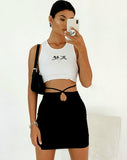 Image of Seon Mini Skirt in Black