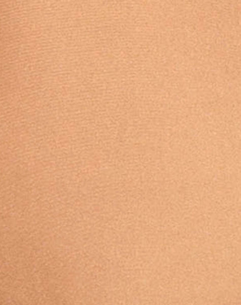 Glamazon Plunge Neck Swimsuit in Soft Gold