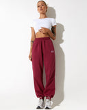 image of Roider Jogger in Burgundy with 