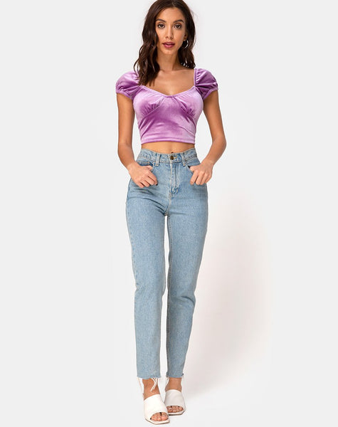 Glaty Top in Velvet Lilac