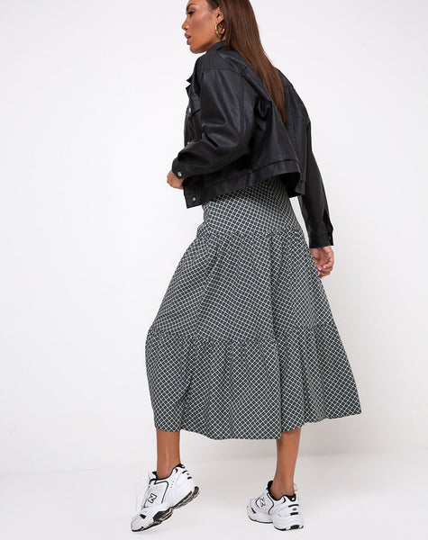 Gleas Skirt in Check it Out Green