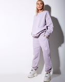 Basta Jogger in Pastel Lilac Daisy Embro