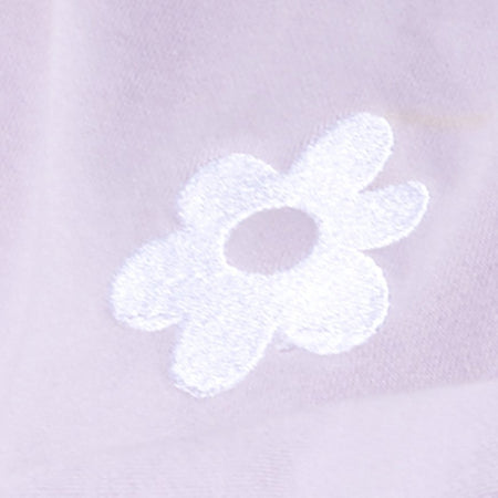 Glo Sweatshirt in Pastel Lilac Daisy Embro