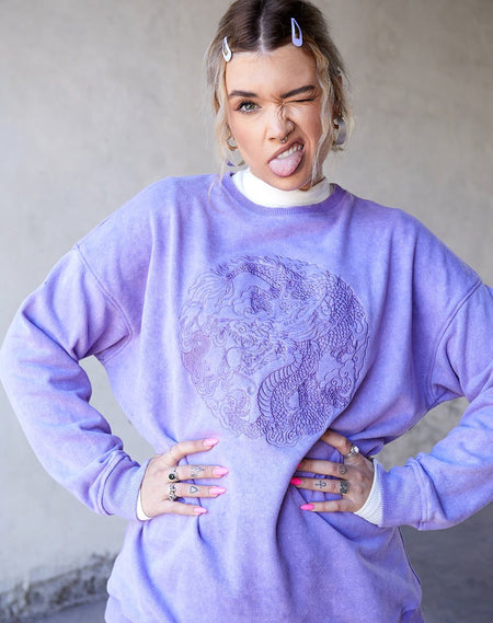 Edgen Jumper in Knit Mauve