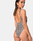 Goddess Swimsuit in Rar Leopard