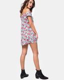 Karoo Mini Dress in Blooming Rose