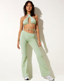 Gro Crop Top in Lido Green