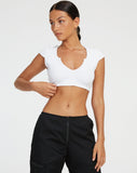 image of Guanna Crop Top in White