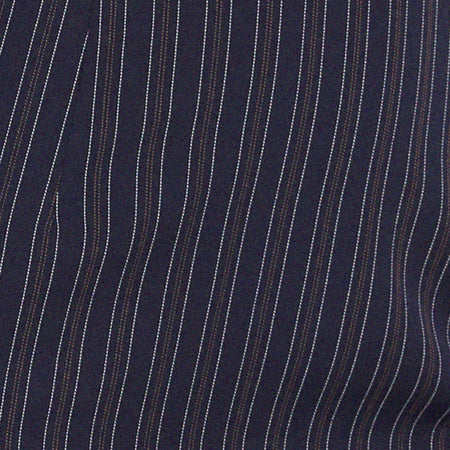 Hadavi Mini Halterneck Dress in Navy Pinstripe