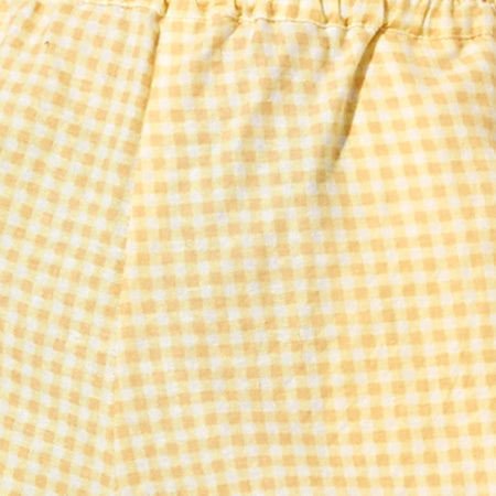 Yara Trouser in Lemon Gingham Yellow