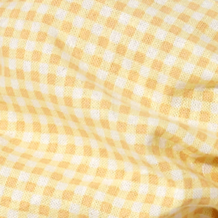 Haenji Crop Top in Lemon Gingham Yellow