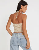 image of Hajra Vest Top in Cream Stripe