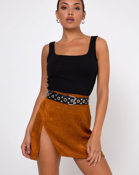 Sheny Mini Skirt in Sundial