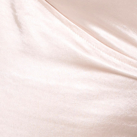 Haltri Crop Top in Satin Ivory