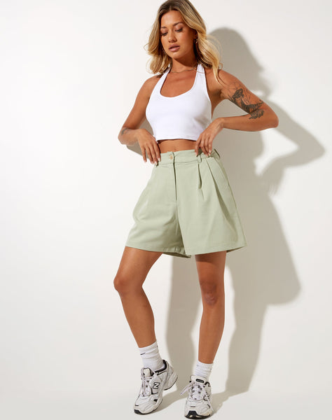 Image of Hamo Tailored Short in Sage