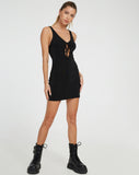 image of Hania Mini Dress in Black