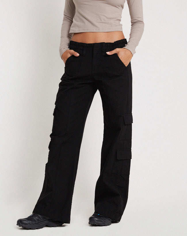 Image of Hansa Cargo Trouser in Black