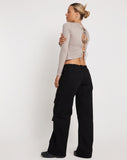 Image of Hansa Cargo Trouser in Black