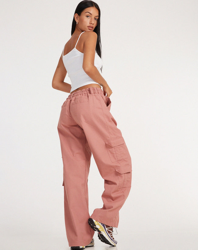 image of Hansa Cargo Trouser in Dusty Rose