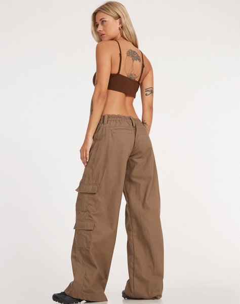 image of Hansa Cargo Trouser in Light Olive