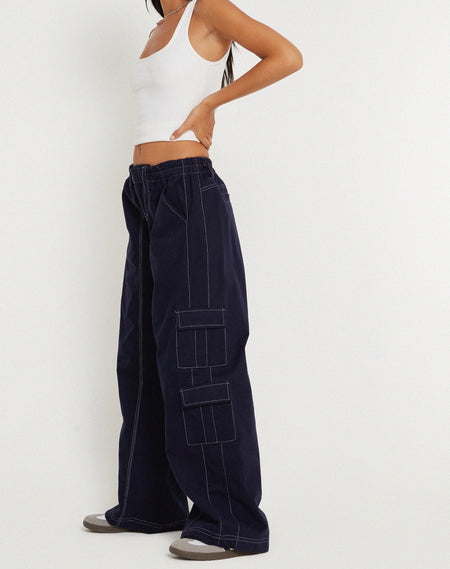 Hansa Cargo Trouser in Navy