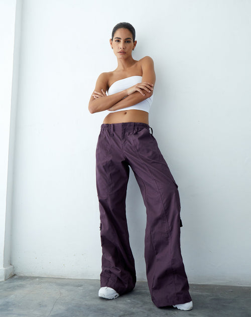 image of Hansa Cargo Trouser in Panama Dark Purple