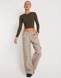 Image of Hansa Cargo Trouser in Stone