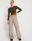 Image of Hansa Cargo Trouser in Stone