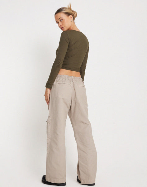 Image of Hansa Cargo Trouser in Stone